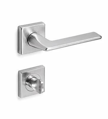 Sese Nida Modeli Kare Rozetli Wc Kapı Kolu Inox (200-224R-02-53) - Sese (1)