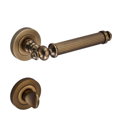 Sese Osmanlı Modeli Wc Kapı Kolu Antik Sarı (200-229R-02-94) - 1