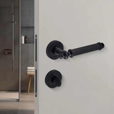 Sese Osmanlı Modeli Wc Kapı Kolu Siyah (200-229R-02-02) - 1