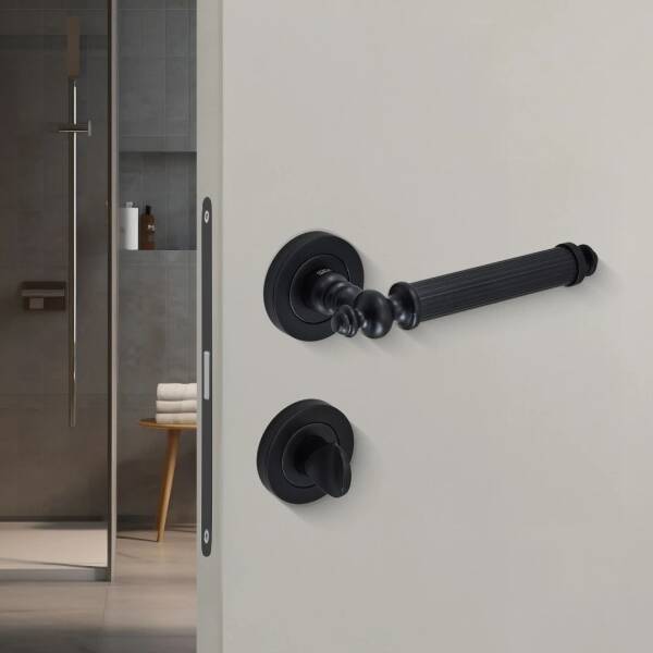 Sese Osmanlı Modeli Wc Kapı Kolu Siyah (200-229R-02-02) - 1
