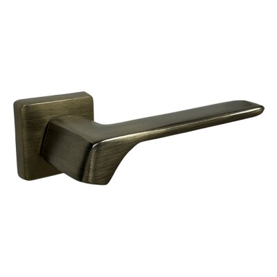 Sese Özge Modeli Kare Rozetli Oda Kapı Kolu Antik Renk (200-220R-01-94) - 1