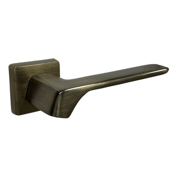 Sese Özge Modeli Kare Rozetli Oda Kapı Kolu Antik Renk (200-220R-01-94) - 1