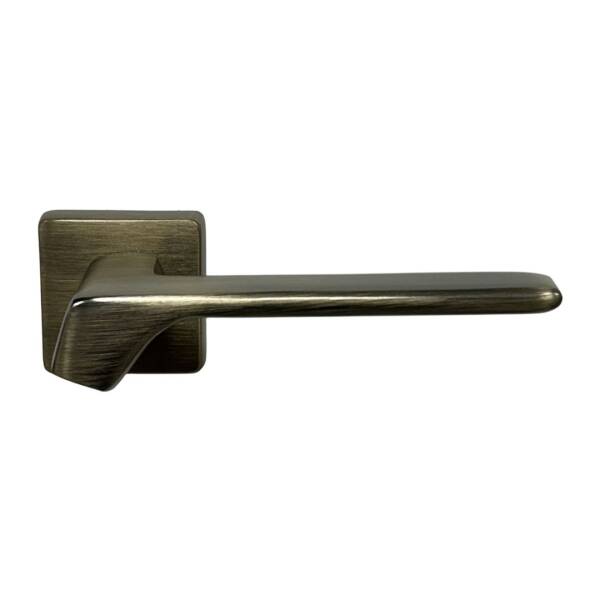 Sese Özge Modeli Kare Rozetli Wc Kapı Kolu Antik Renk (200-220R-02-94) - 2