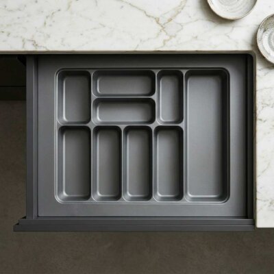 Sese Plastik Ekonomik Kaşıklık 62x49 Cm Antrasit (400-07-06-54) - Sese