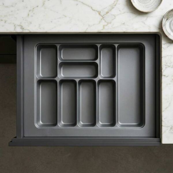 Sese Plastik Ekonomik Kaşıklık 62x49 Cm Antrasit (400-07-06-54) - 1