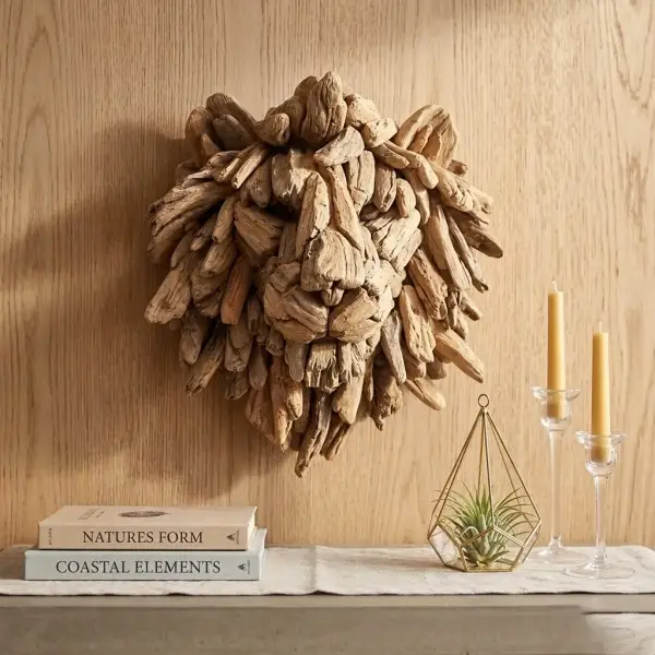 Sese Polyester Aslan Duvar Süsü (PNL-A24113) - 1