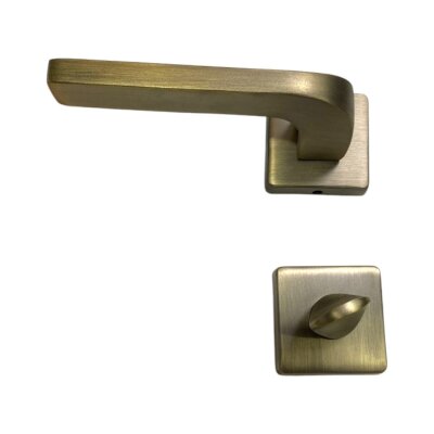 Sese Aysu Modeli Rozetli Wc Kapı Kolu Antik Sarı (200-241R-02-94) - Sese (1)