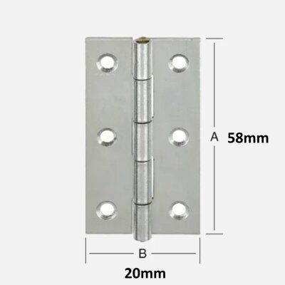 Sese Sabit Menteşe Alüminyum 6cm Saten (104-6-4-81) - 2