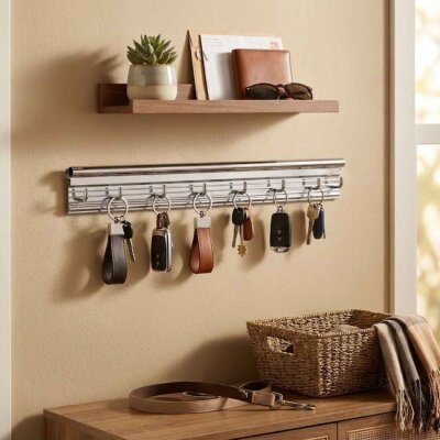 Sese Krom Mutfak Askılığı ve Anahtarlık 600mm (240-02-28-18) - Sese