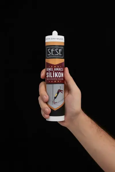 Sese Universal Silikon Şeffaf Antibakteriyel 280gr (SS800-02) - 2