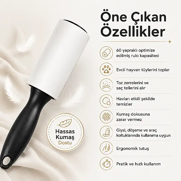 Sese Tüy Toplama Rulosu 60 Yaprak (4912105) - 4