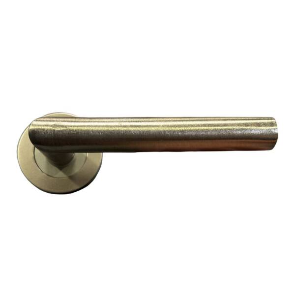 Sese Venedik Modeli Rozetli Kapı Kolu Saten Renk (200-90R-53) - 2