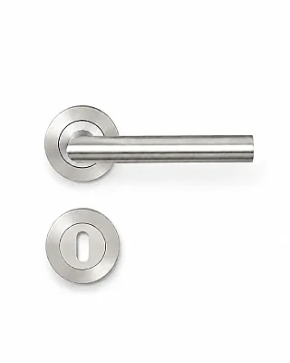 Sese Venedik Modeli Rozetli Kapı Kolu Saten Renk (200-90R-53) - 3