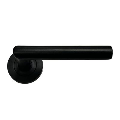 Sese Venedik Modeli Rozetli Kapı Kolu Siyah Renk (200-90R-02) - 2