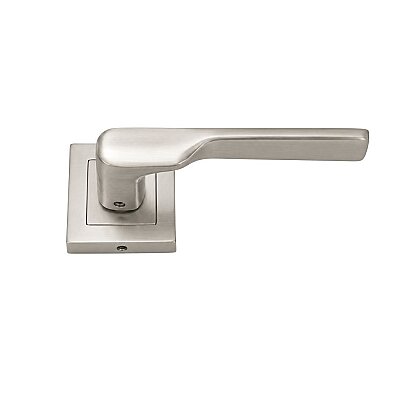 Sese Veroni Modeli Kare Rozetli Wc Kapı Kolu Nikel Saten (200-94R-02-53) - 4