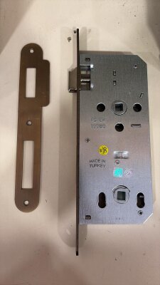 Sese Wc Banyo Kilidi Oval Antik Sarı 45mm 18mm Ayna (700-45-18-01W-94) - Sese