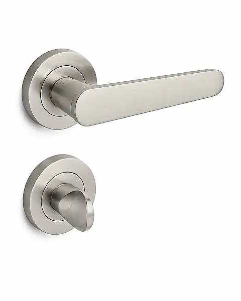 Sese Wc Rozetli Kapı Kolu Evin Model Saten Renk Alüminyum (200-243R-02-53) - 3