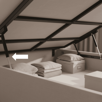 Sese Yatak Baza Pistonu 750 Newton Amortisör (92-04-002) - Sese