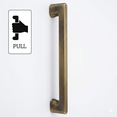 Sese Zen-D Çekme Kol Mat Antik Sarı 30cm (202-71-30-94/1) - SESE