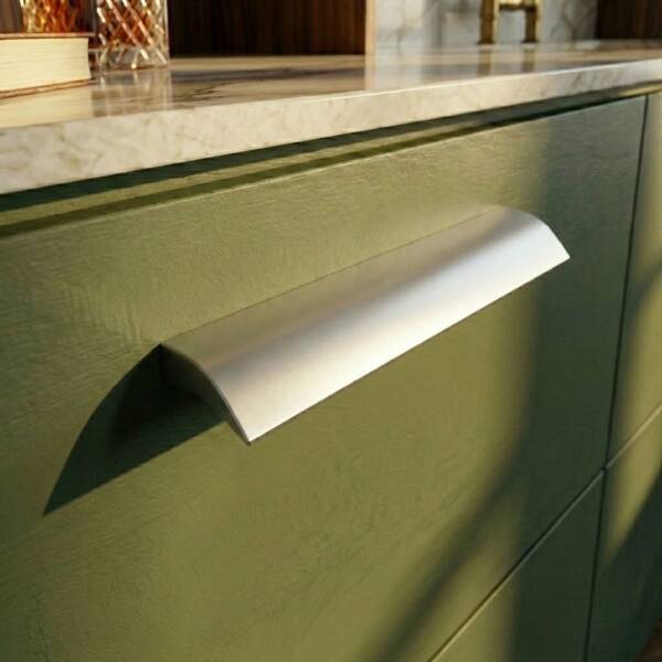 Sese 136 Model 224mm Mat Krom Kulp (136-224-24) - 2