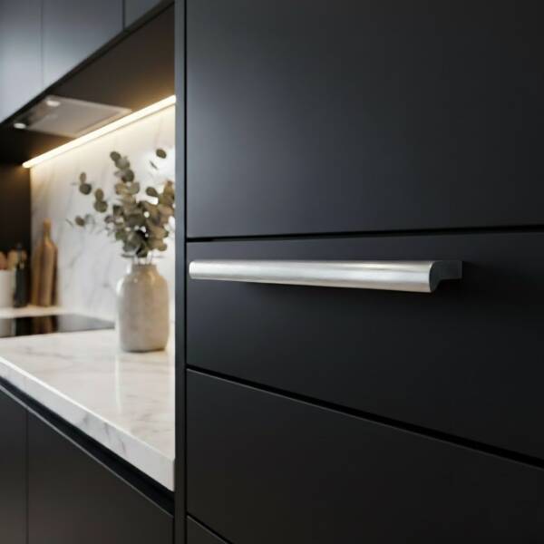 Sese 35 Modeli Mobilya Kulbu Mat Krom 224mm (35-224-24) - 1