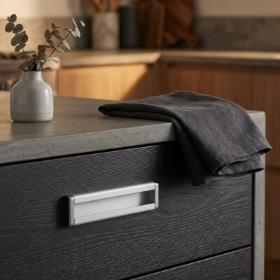 Sese 60 Modeli Gömme Kulp 224mm Krom Eloksal (60-224-18/24) - Sese