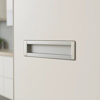 Sese 60 Modeli Krom/Mat Eloksal Kulp 320mm (60-320-18/24) - 1