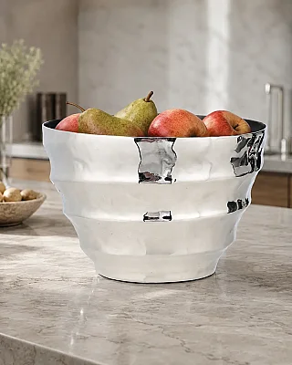 Silver Dalgalı Meyvelik 24*16 cm (AK.JA0138) - 1