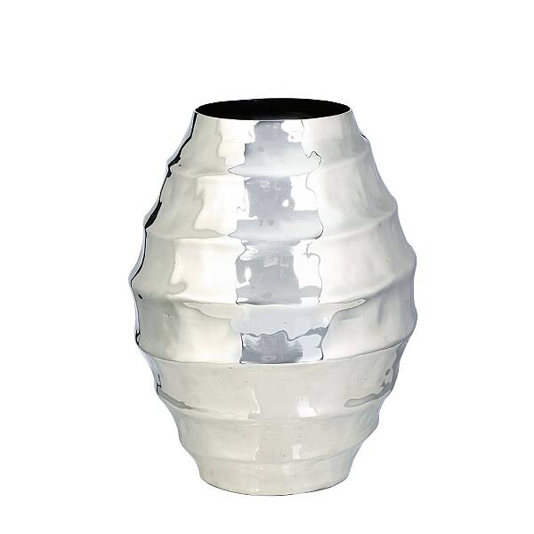 Silver Dalgalı Vazo 24*31 cm (AK.JA0136) - 7