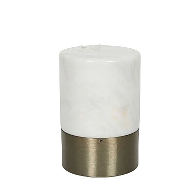 Silver Gümüş Mermer Masa Lambası(AY.VTL-0125) - Vitale