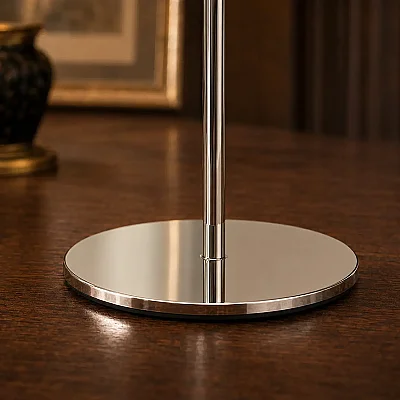 Silver İnce Mumluk 8*8*21 cm (AK.JE0140) - Vitale (1)
