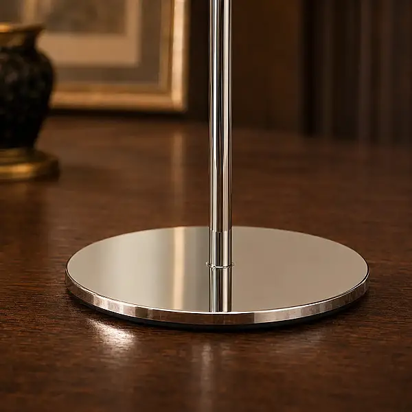 Silver İnce Mumluk 8*8*21 cm (AK.JE0140) - 2