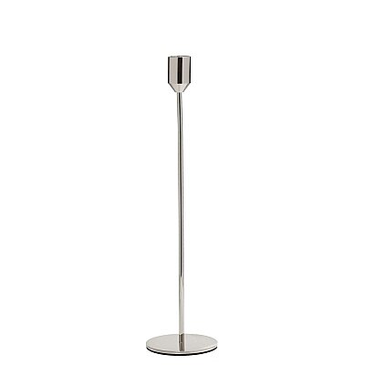 Silver İnce Mumluk 8*8*32 cm (AK.JE0138) - Vitale