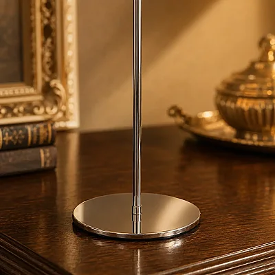 Silver İnce Mumluk 8*8*32 cm (AK.JE0138) - 5