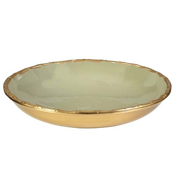 Gold Yuvarlak Tabak 35*35*8 cm (AK.IV0216) - 2