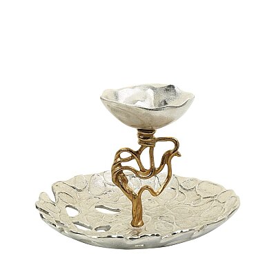 Silver/Gold Dekoratif Kase 29*13*21 cm (AK.IV0120) - Vitale