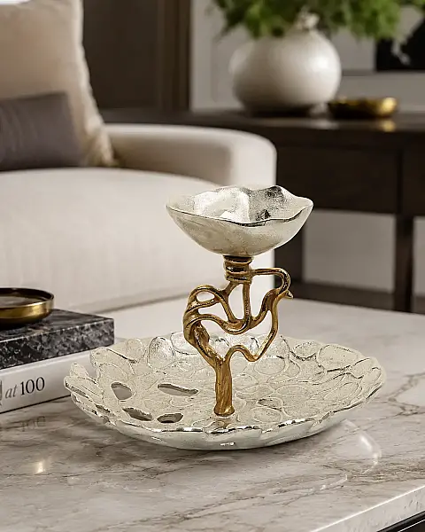 Silver/Gold Dekoratif Kase 29*13*21 cm (AK.IV0120) - 2