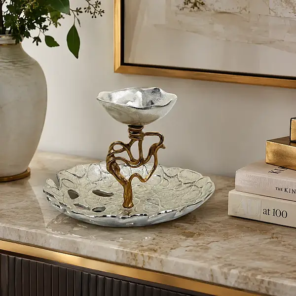 Silver/Gold Dekoratif Kase 29*13*21 cm (AK.IV0120) - 3