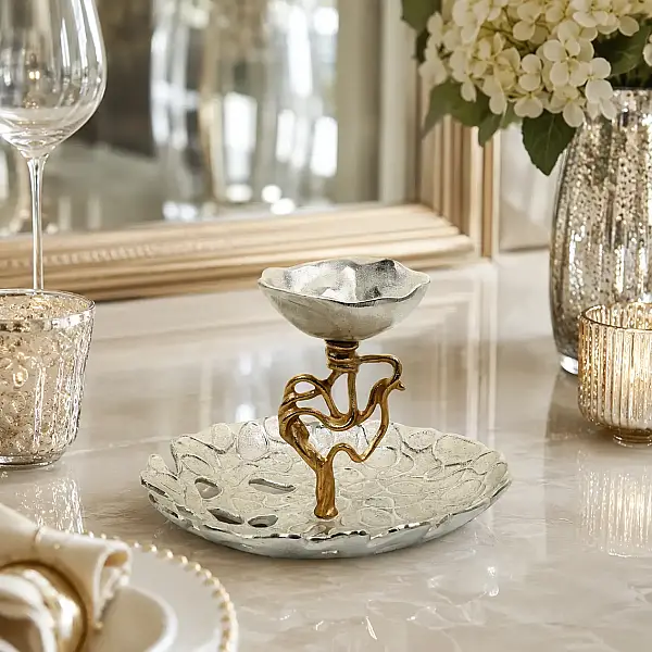 Silver/Gold Dekoratif Kase 29*13*21 cm (AK.IV0120) - 5