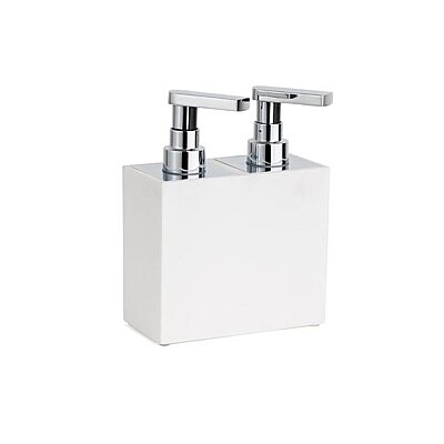 System Sıvı Sabunluk Beyaz/Krom Renk 189x88x146 mm (BA2027 026 R1-CR) - System Banyo