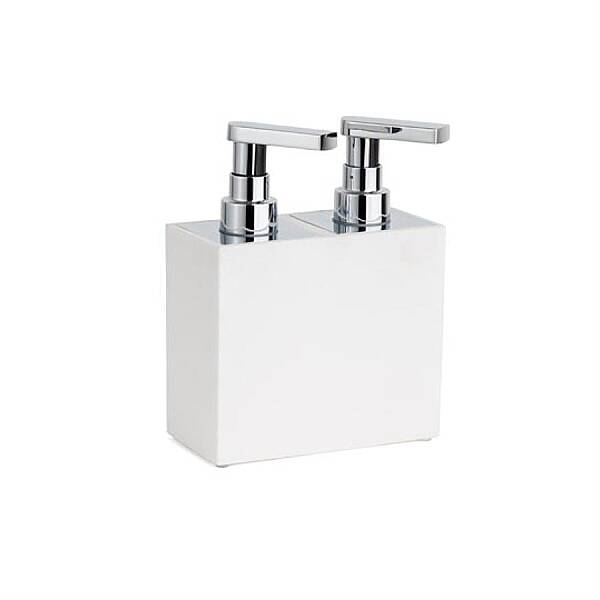 System Sıvı Sabunluk Beyaz/Krom Renk 189x88x146 mm (BA2027 026 R1-CR) - 1