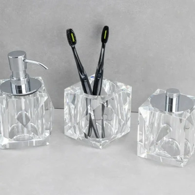 System Kristal Sıvı Sabunluk Krom Renk (BA2038 006 C1-CR) - 4