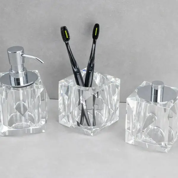 System Kristal Sıvı Sabunluk Krom Renk (BA2038 006 C1-CR) - 4