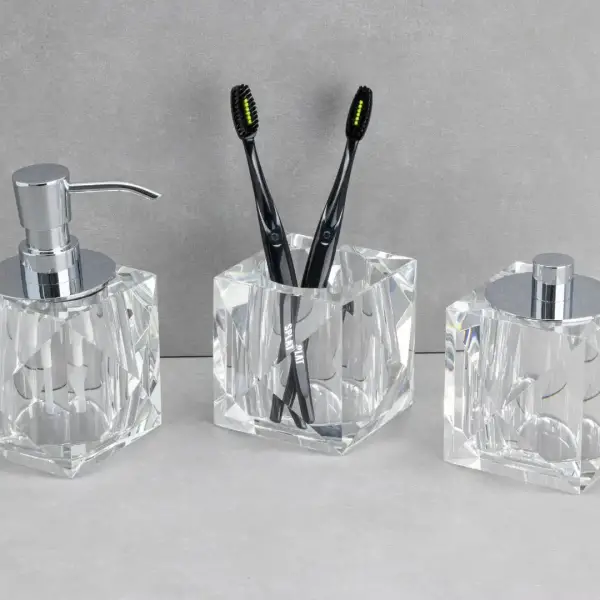 System Kristal Sıvı Sabunluk Krom Renk (BA2038 006 C1-CR) - 9