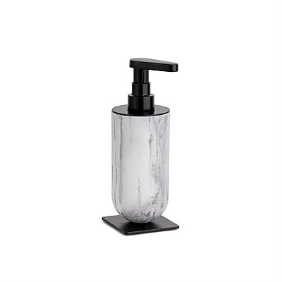 System Banyo Sıvı Sabunluk Mermer Desenli/Siyah Renk 208x87x72 mm (BA2026 006 R3-AL6) - System Banyo