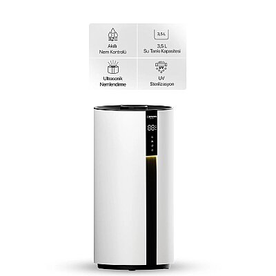 Akıllı Hava Nemlendirici Lite | UV Hijyen, 3.5L, WiFi, Soğuk Buhar, Modlu (X7450) - Xenon Smart (1)