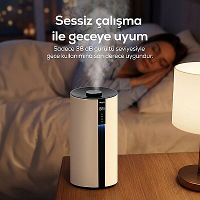 Akıllı Hava Nemlendirici Lite | UV Hijyen, 3.5L, WiFi, Soğuk Buhar, Modlu (X7450) - 5
