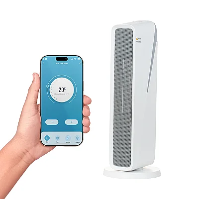 Fanlı Isıtıcı | 2000W, Mobil Kontrol, Kule Tipi, Güvenlikli, 3 Kademeli, Akıllı Isıtıcı (X7440) - 1
