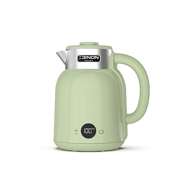 Akıllı Kettle | Mobil Kontrol, Wifi, 1.5 Lt, Çelik, 2200W, Sesli, Akıllı, Su Isıtıcı (Yeşil - X7101_M1) - 2