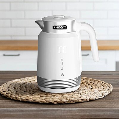 Akıllı Kettle | 2200W, 1.7 Litre, Wi-Fi, Mobil Kontrol, Sesli Asistan, Çelik, Su Isıtıcı (X7102) - Xenon Smart